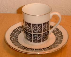 Small Coffee Cup and Saucer
